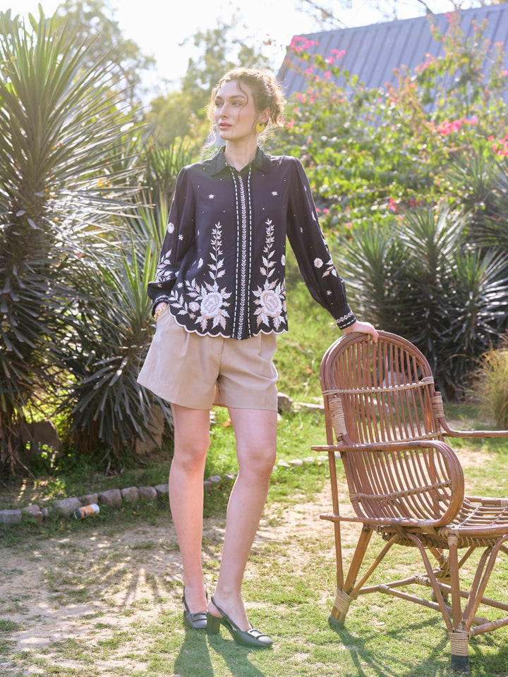 Kiya Embroidered Blouse