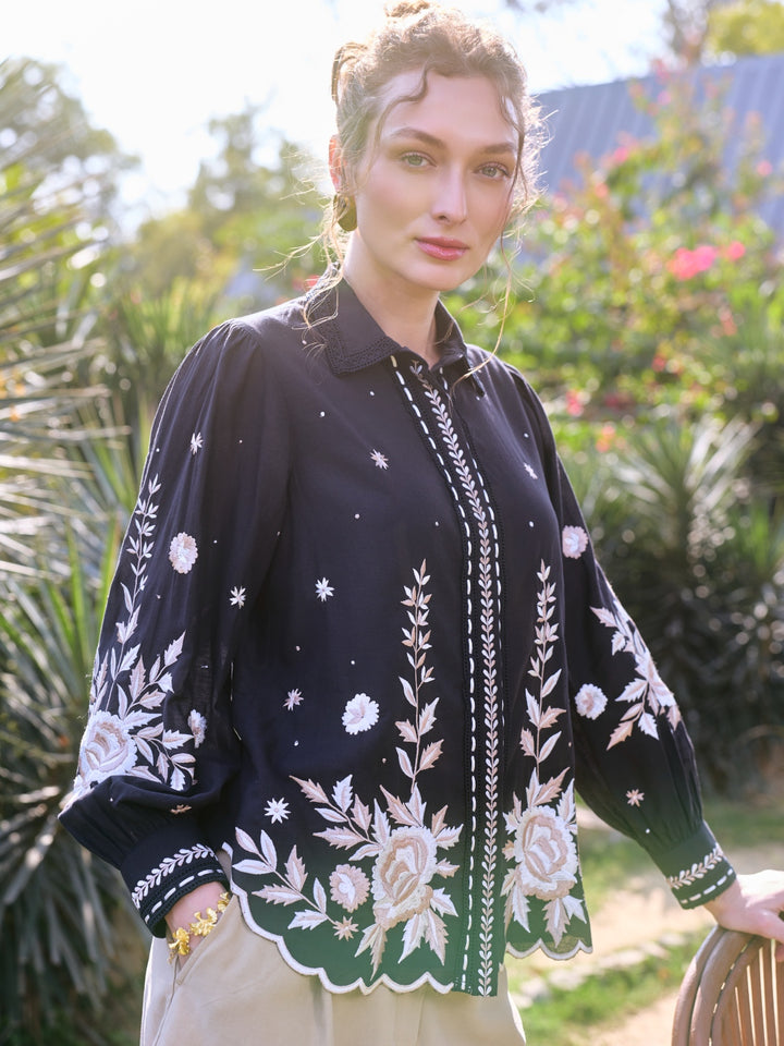 Kiya Embroidered Blouse