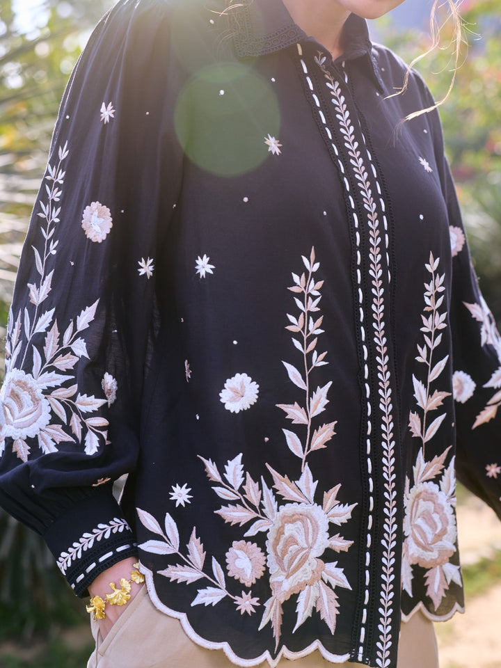 Kiya Embroidered Blouse