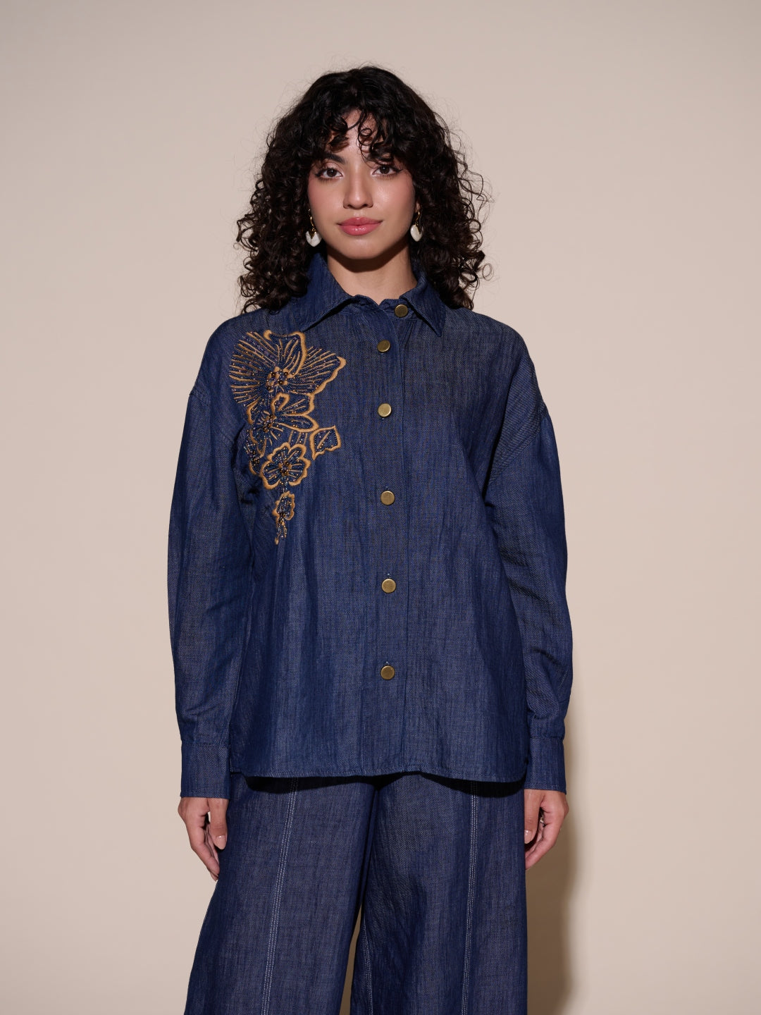 Andy Linen Blend Denim Shirt