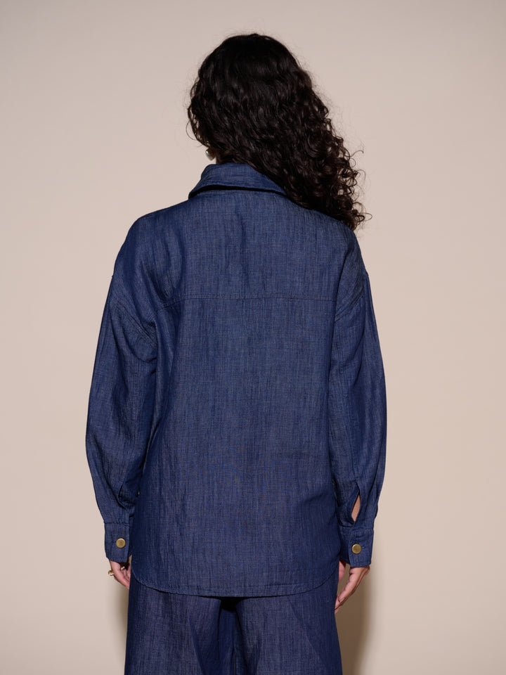 Andy Linen Blend Denim Shirt