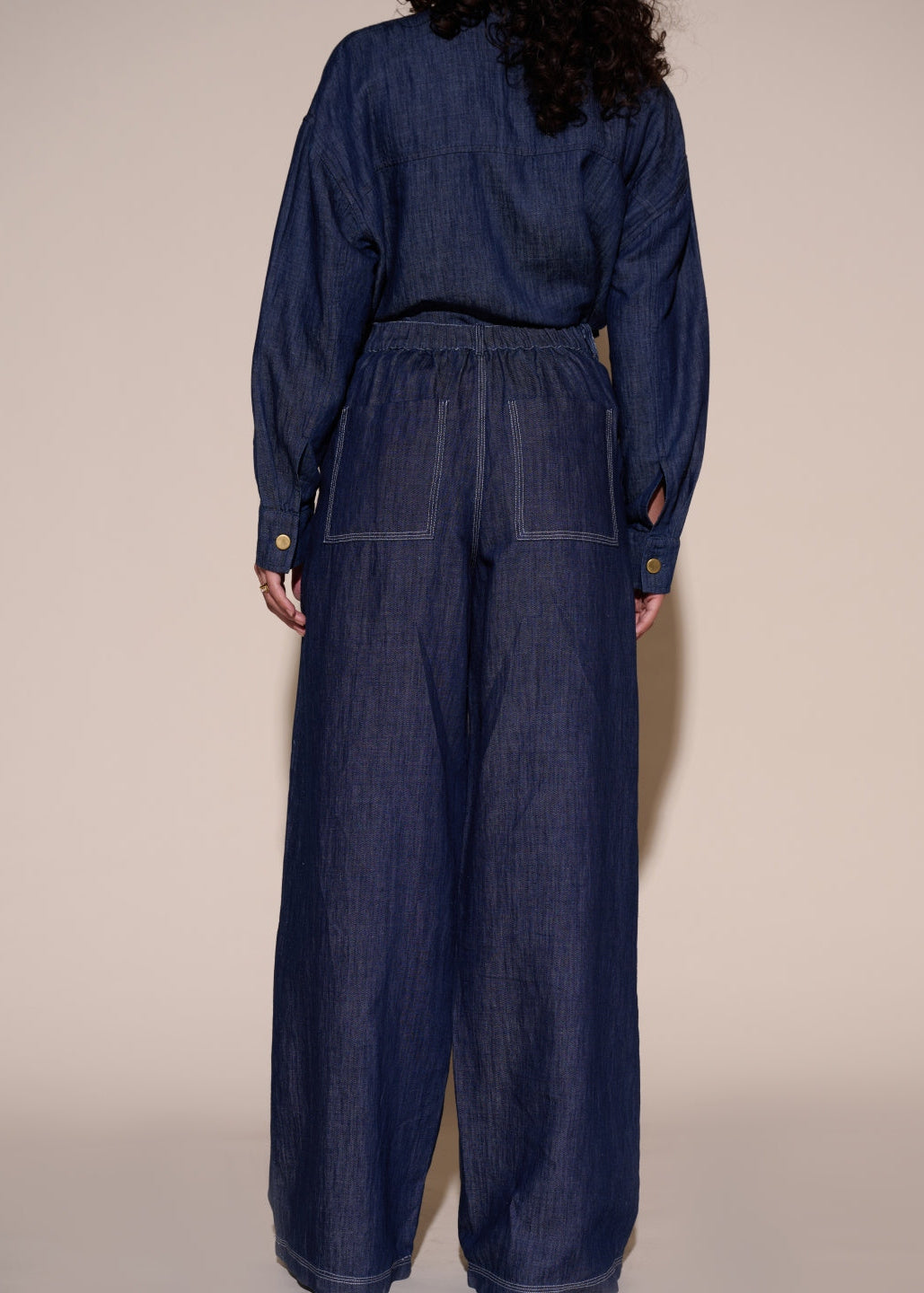 Andy Linen Blend Denim Pants
