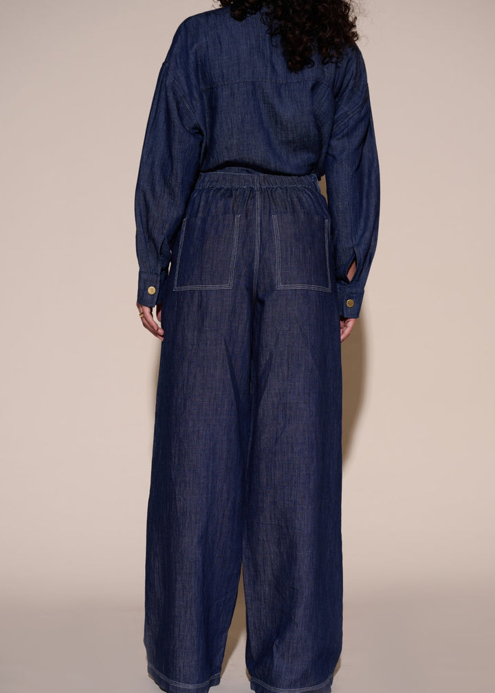 Andy Linen Blend Denim Pants