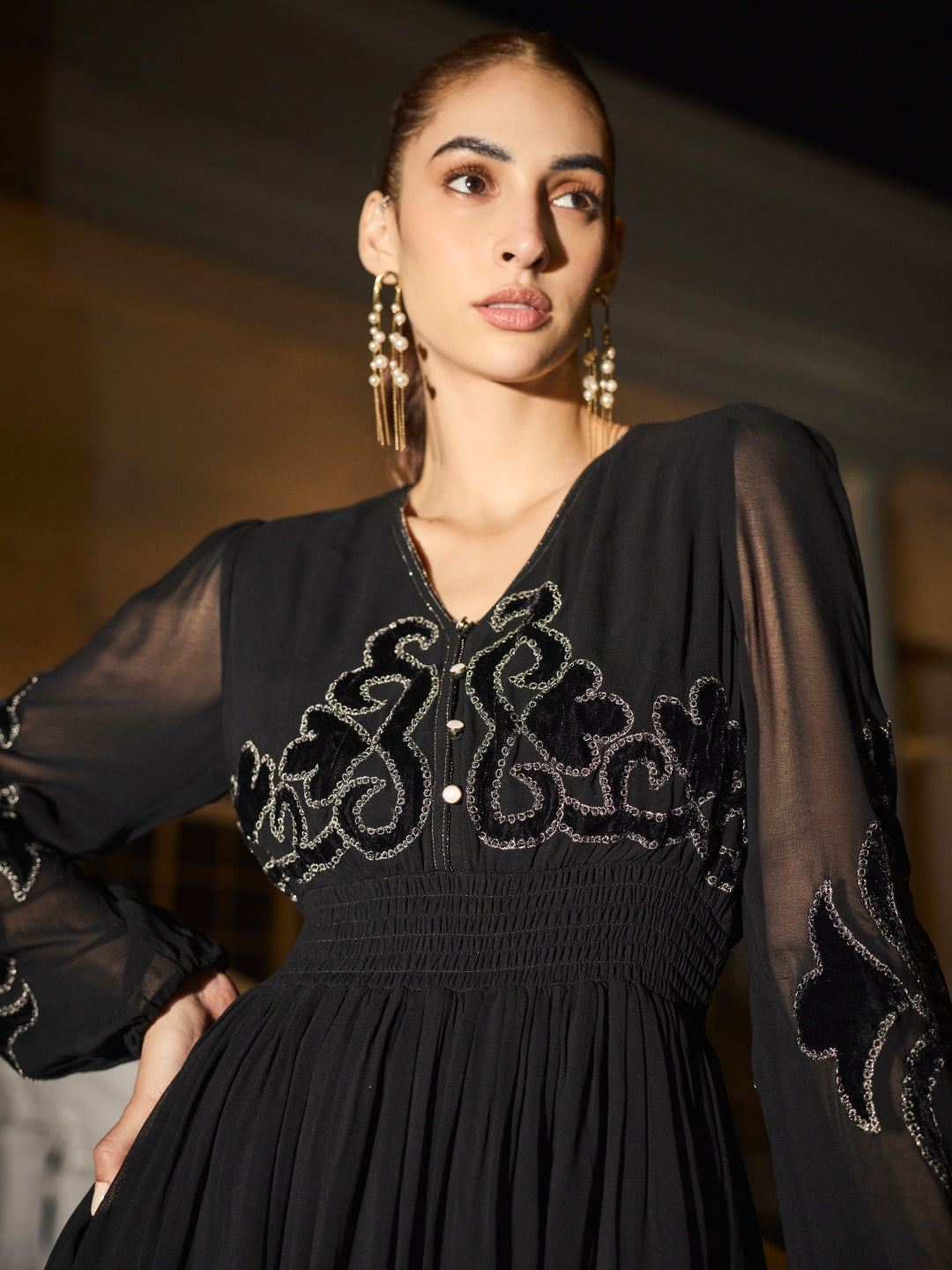 Eloise Embroidered Dress