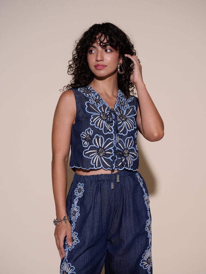 Evelyn Embroidered Top