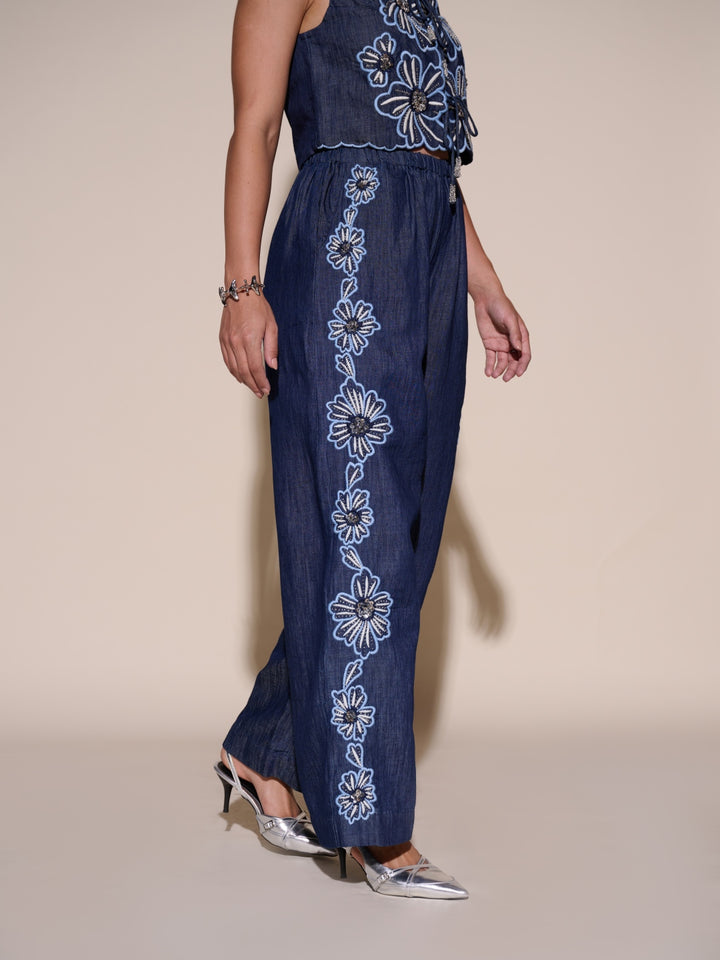 Evelyn Embroidered Pants