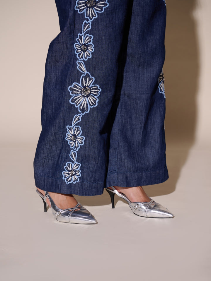 Evelyn Embroidered Pants