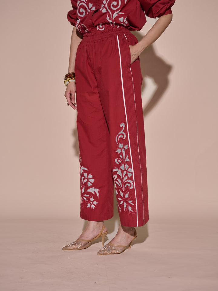 Lara Embroidered Pant