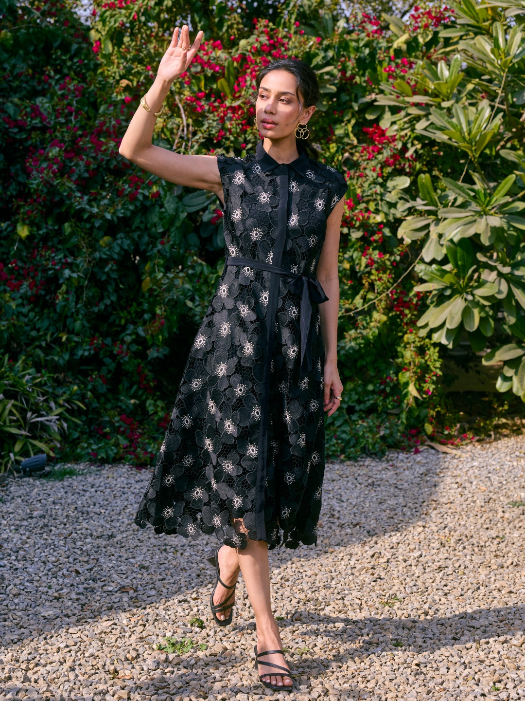 Sera Lace Midi Dress