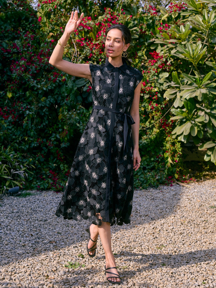 Sera Lace Midi Dress