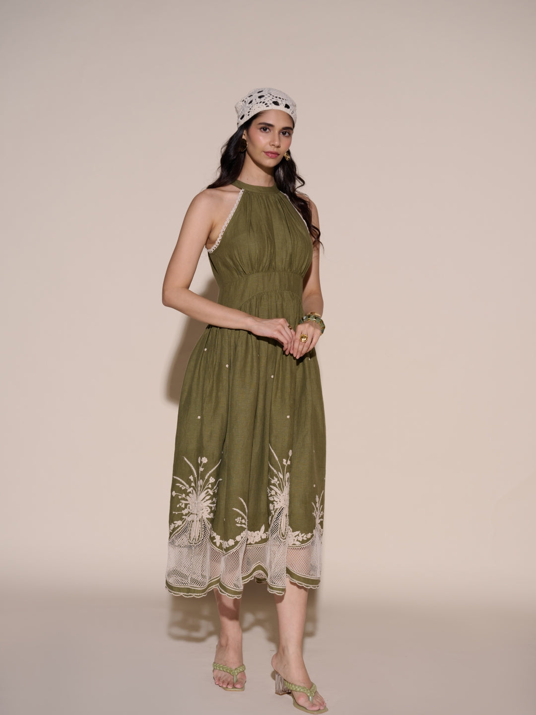 Amber 100% Linen Dress