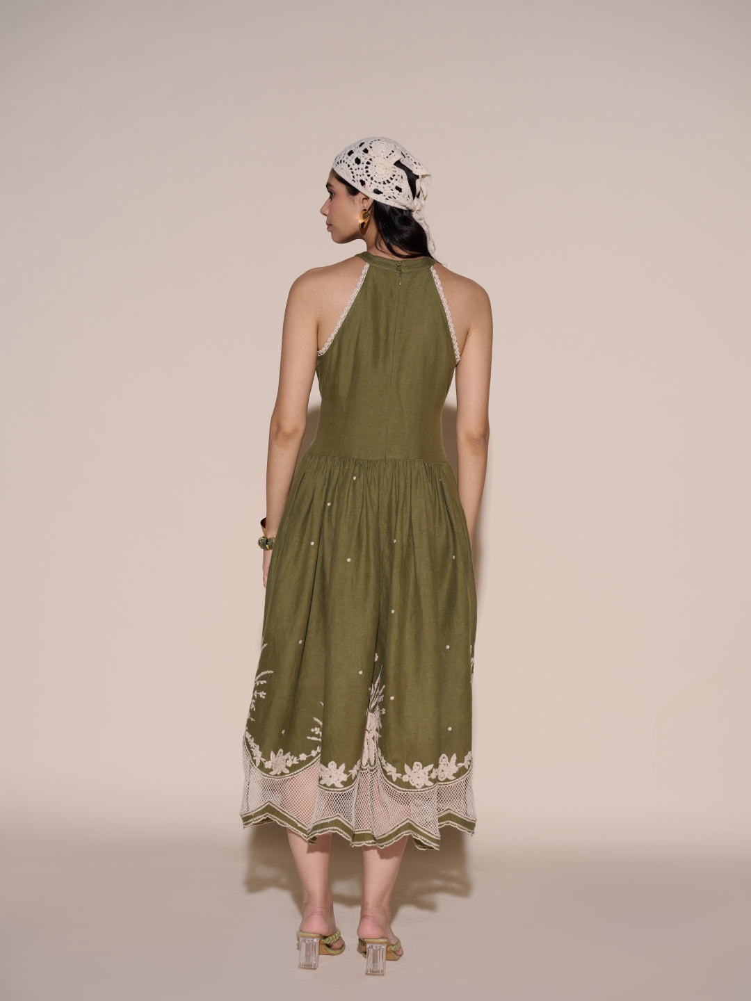 Amber 100% Linen Dress