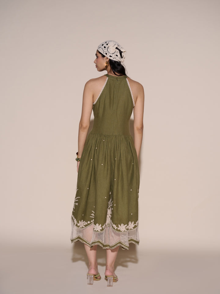 Amber 100% Linen Dress