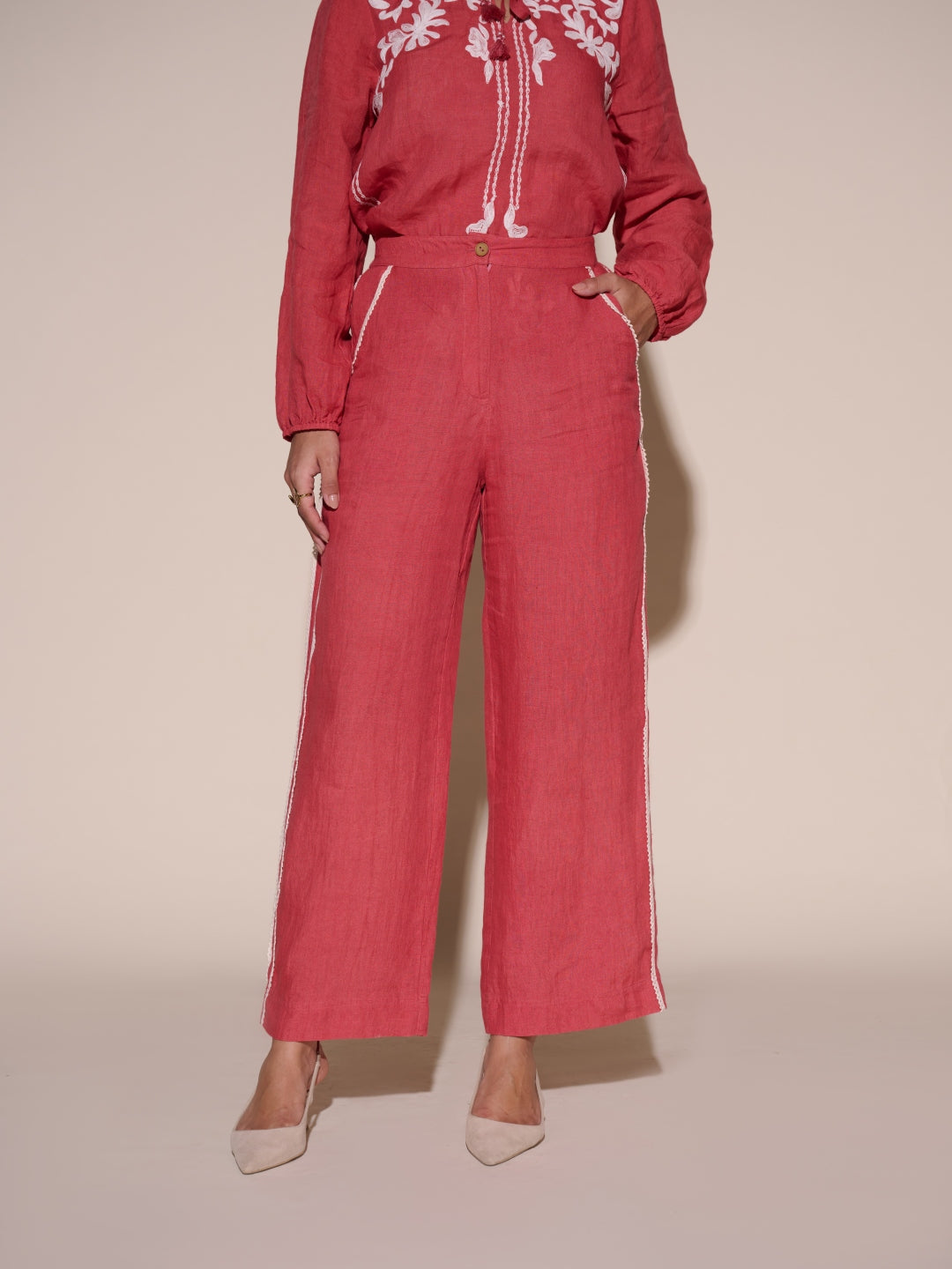 Allie 100% Linen Pants
