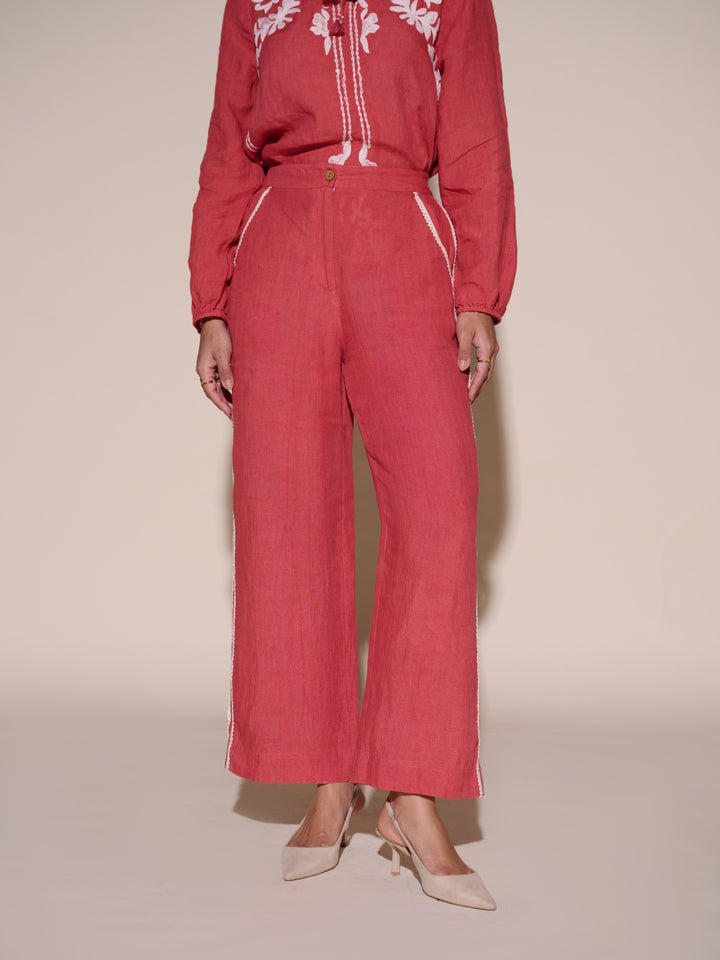 Allie 100% Linen Pants