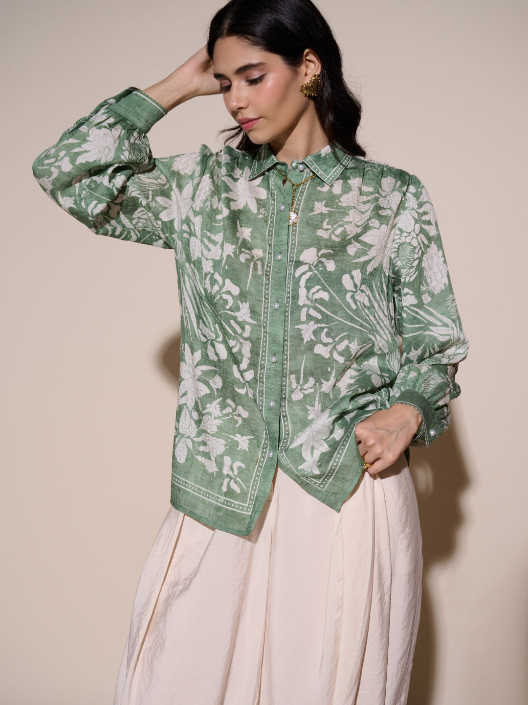 Stephanie Printed Blouse