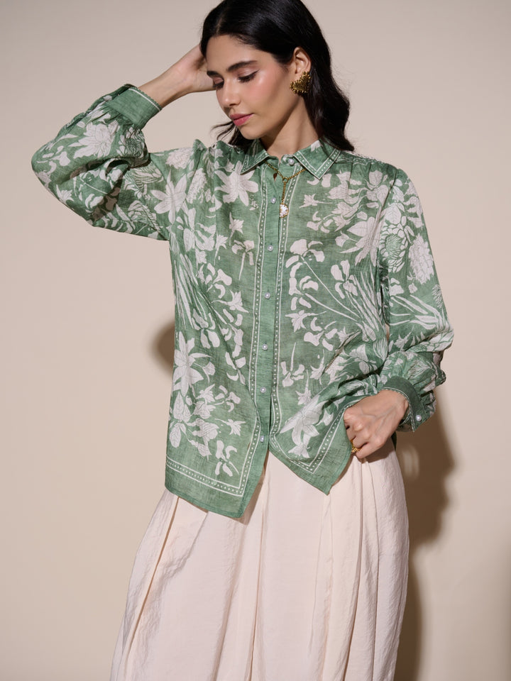 Stephanie Printed Blouse