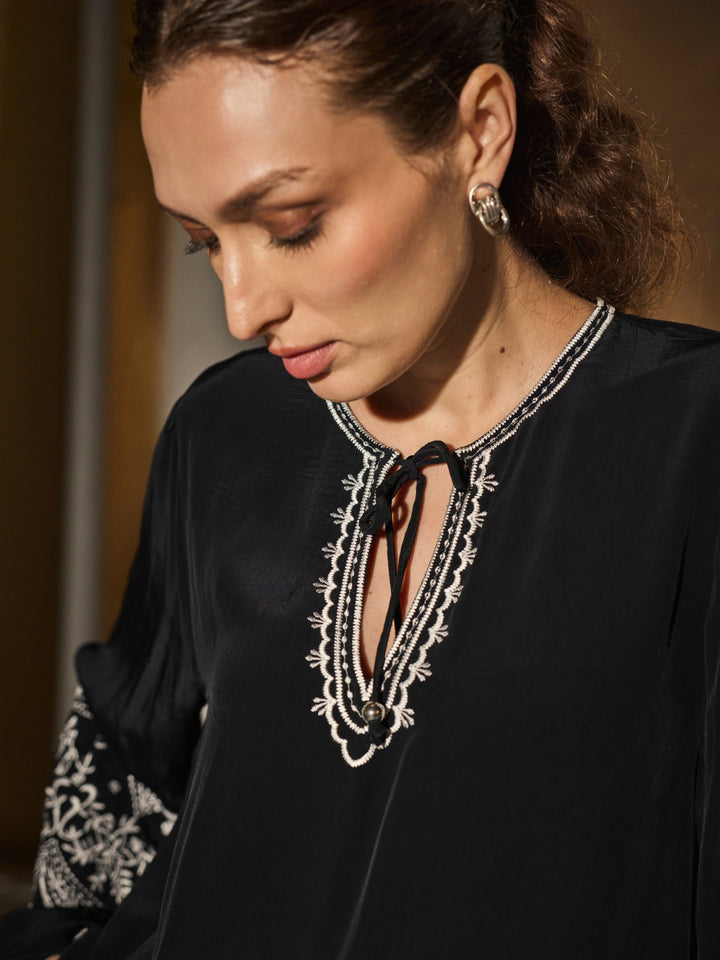 Nancy Embroidered Top