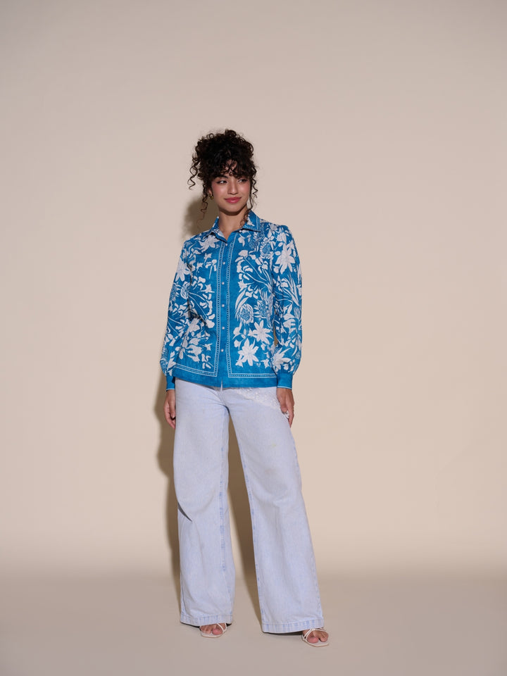 Stephanie Printed Blouse