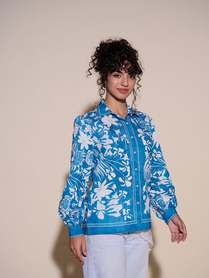 Stephanie Printed Blouse