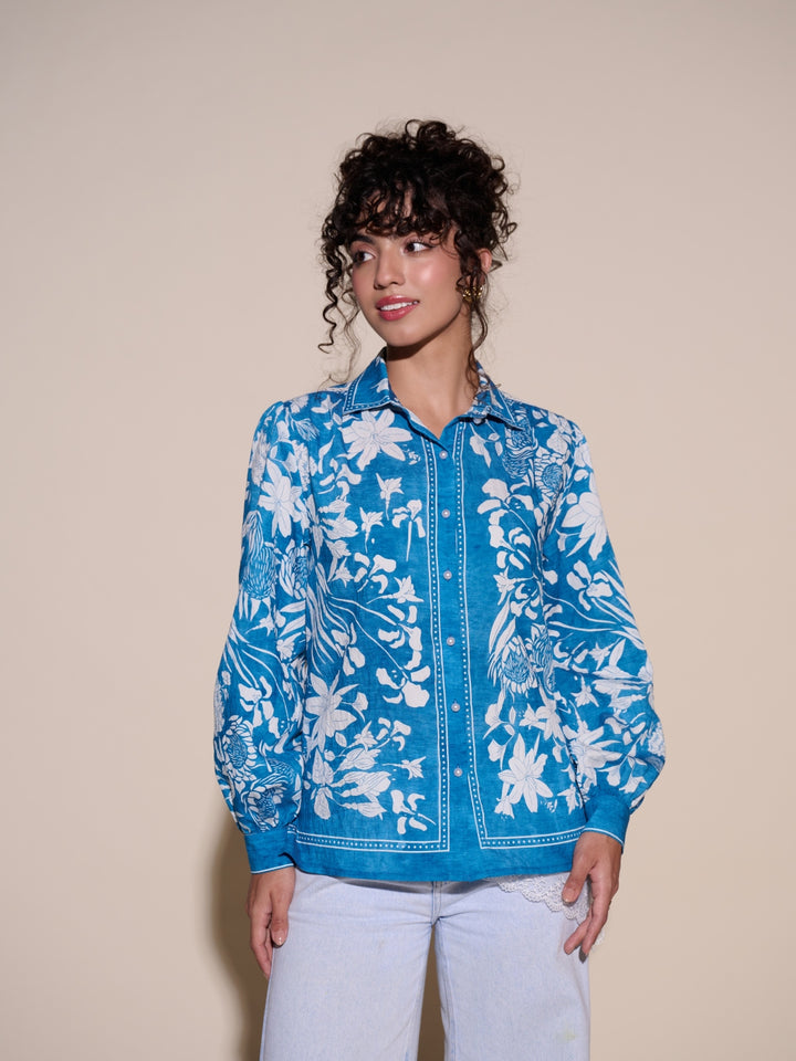 Stephanie Printed Blouse