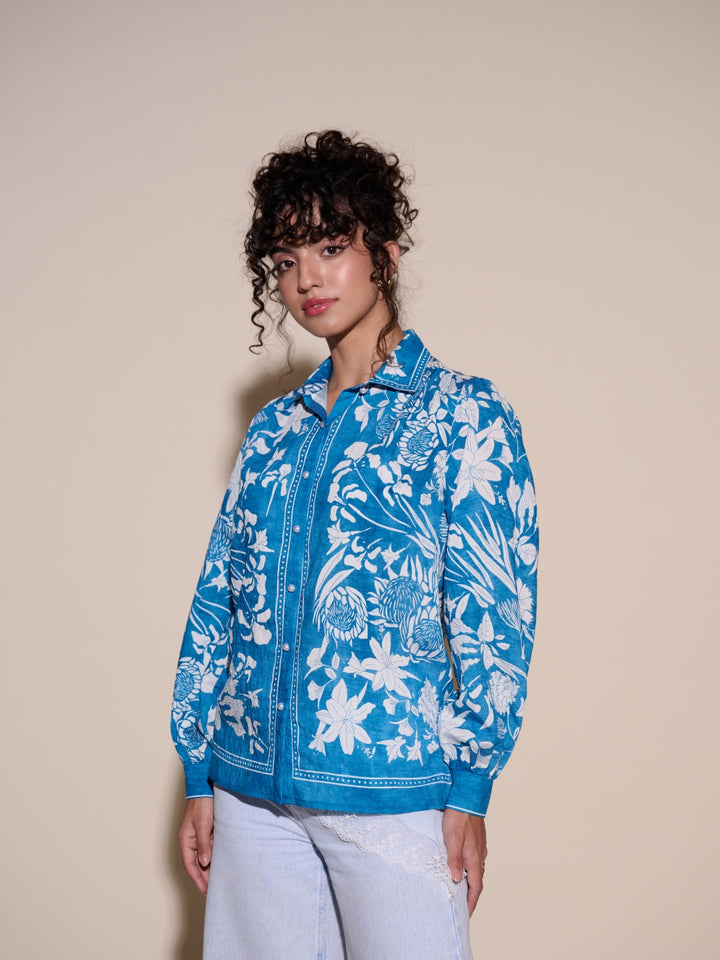 Stephanie Printed Blouse
