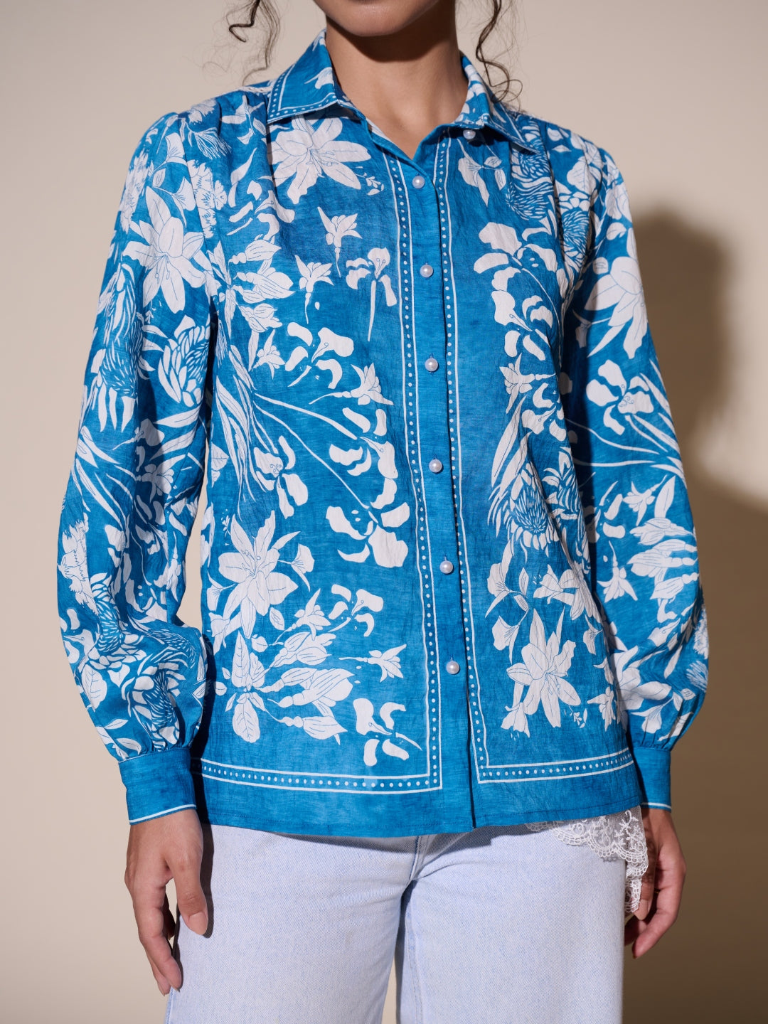 Stephanie Printed Blouse