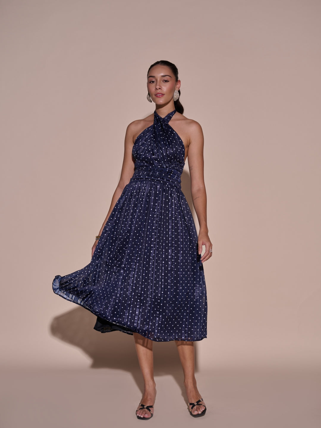 Suzanne Polka Dot Dress