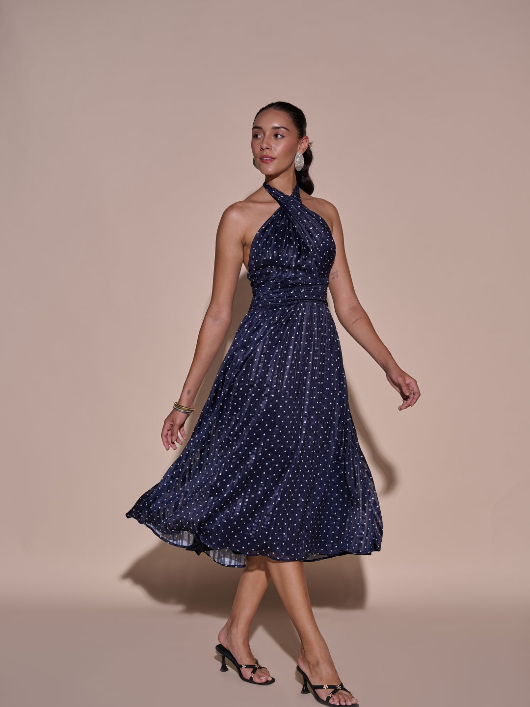 Suzanne Polka Dot Dress