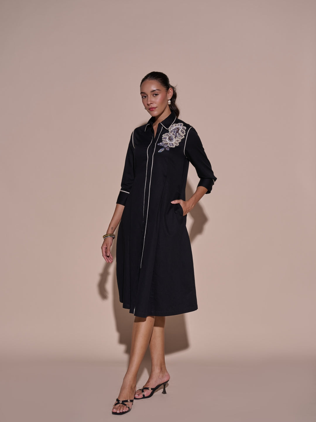 Laila Embroidered Dress