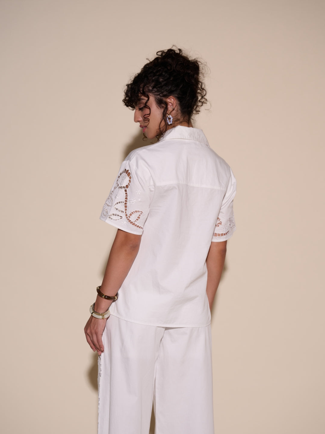 Monica Cutwork Embroidered Top