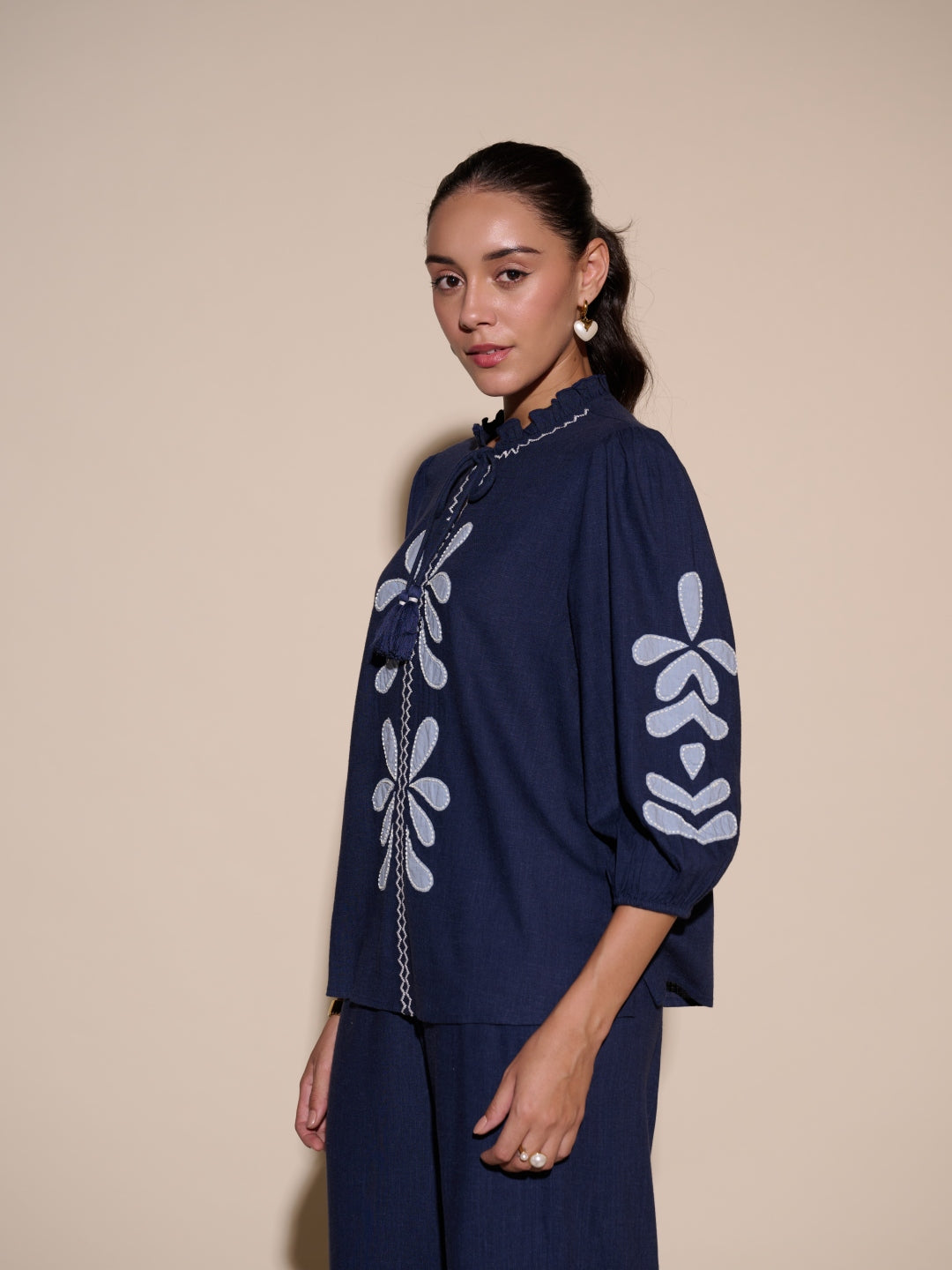 Margot Applique Top