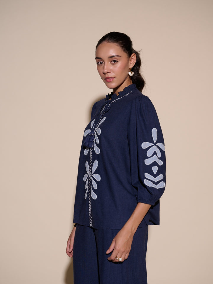 Margot Applique Top