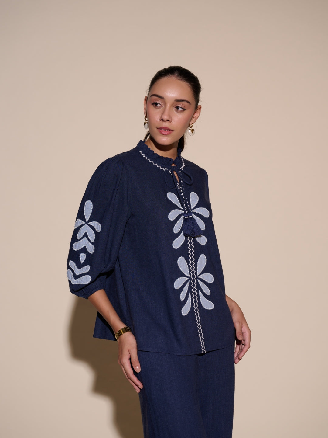 Margot Applique Top