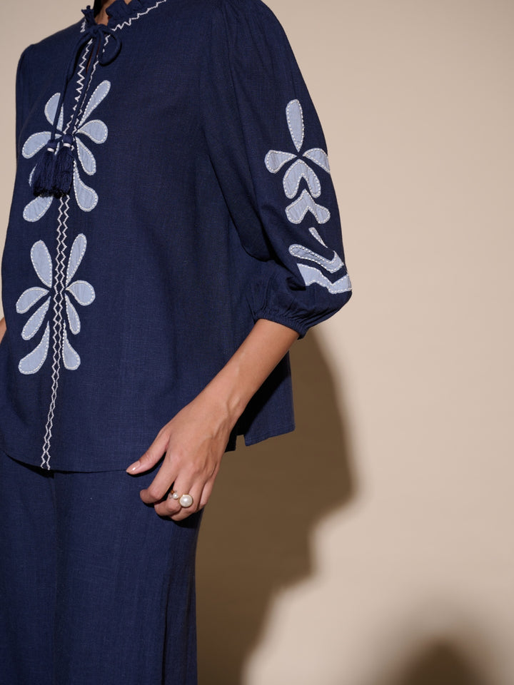 Margot Applique Top
