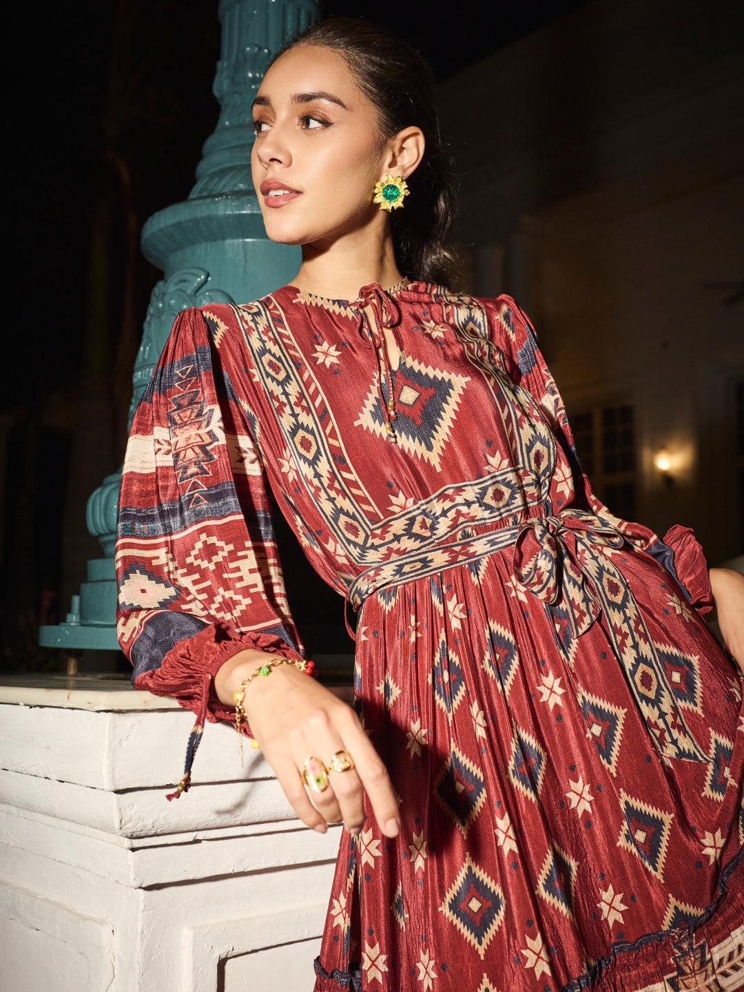 Adeline Printed Dress