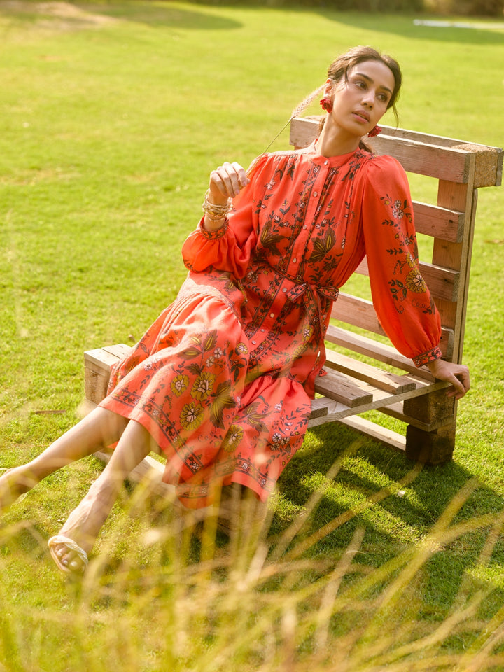 Freya Printed Dress