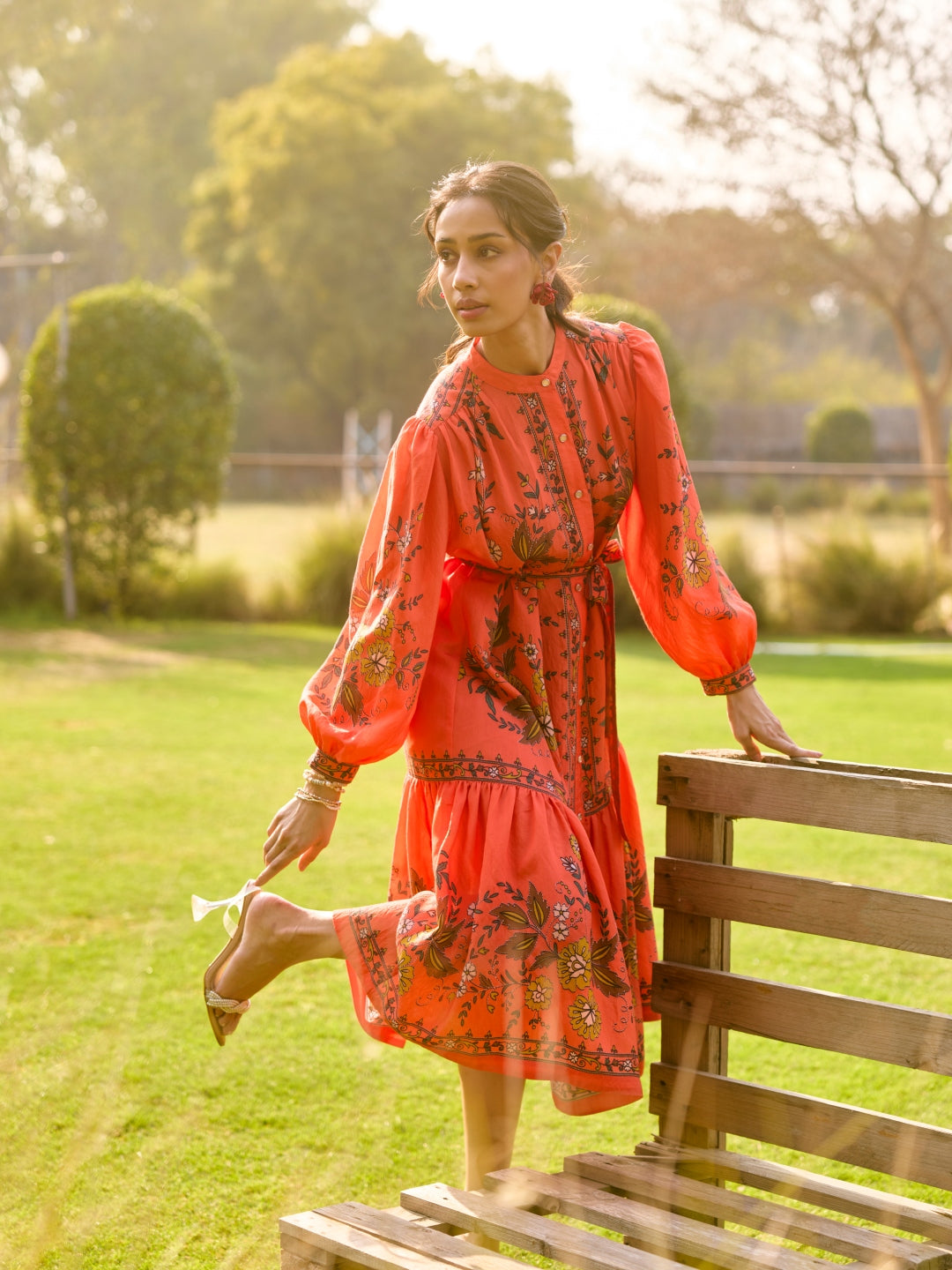 Freya Printed Dress