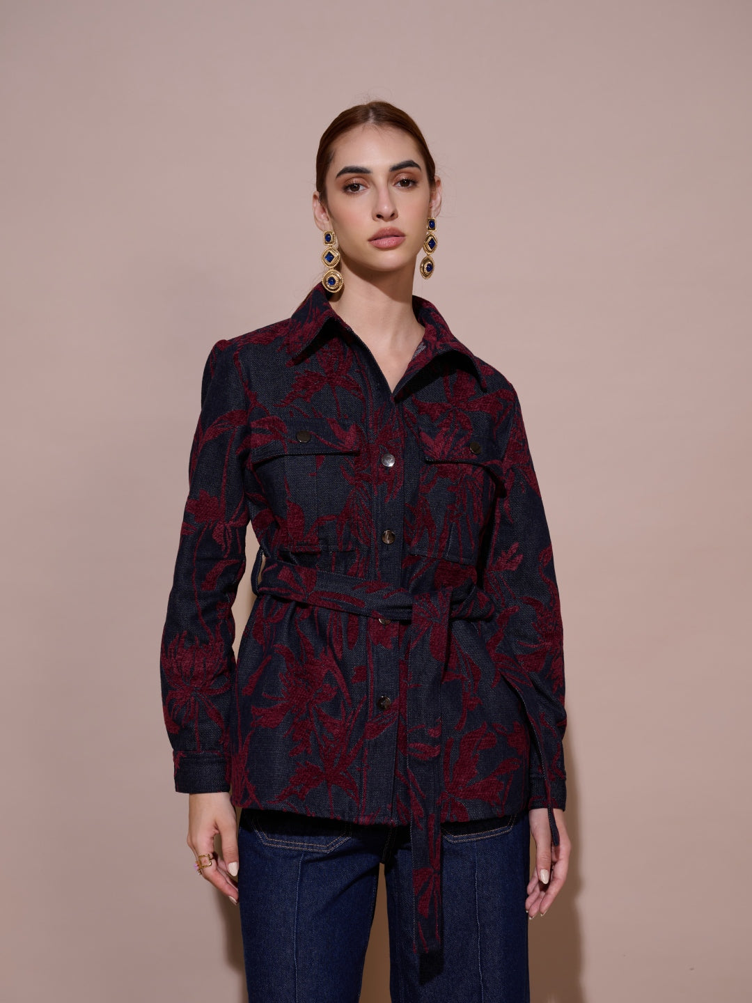 Denim Velvet Jacket