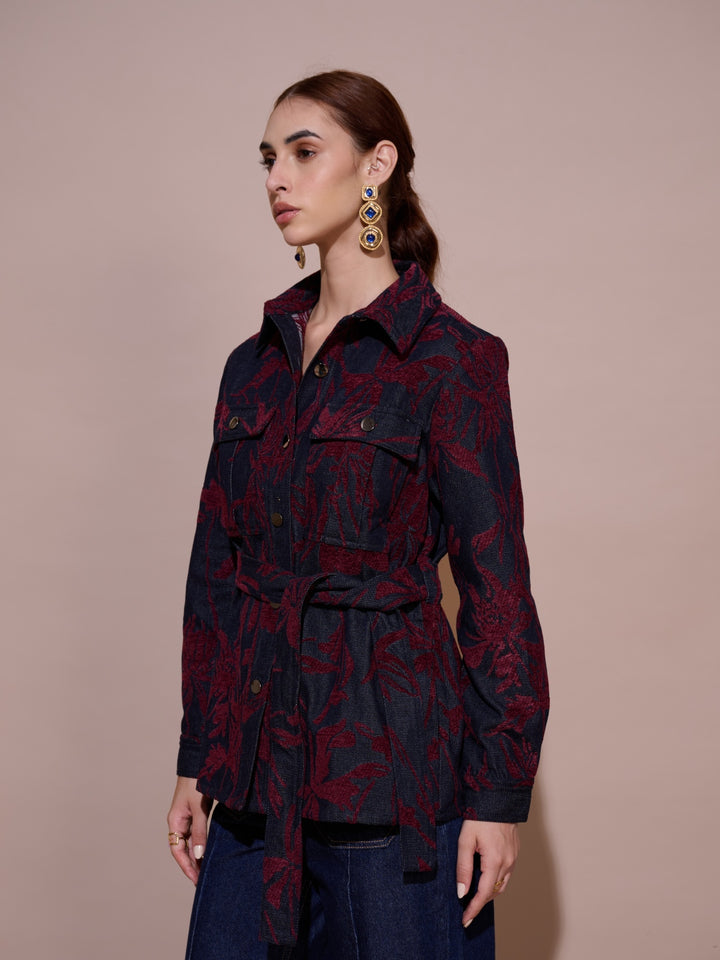 Denim Velvet Jacket
