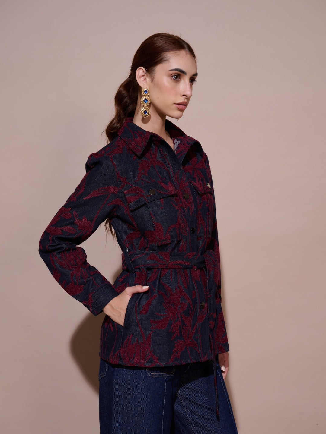 Denim Velvet Jacket
