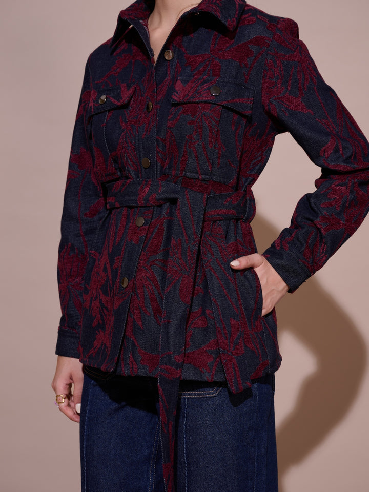 Denim Velvet Jacket