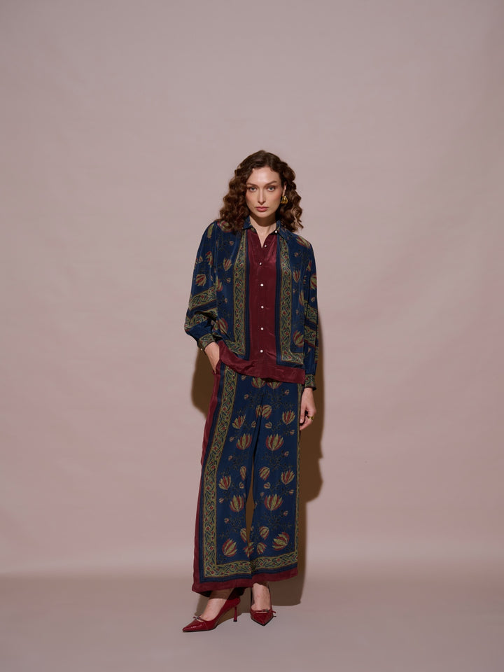 Cynthia Mulberry Blouse