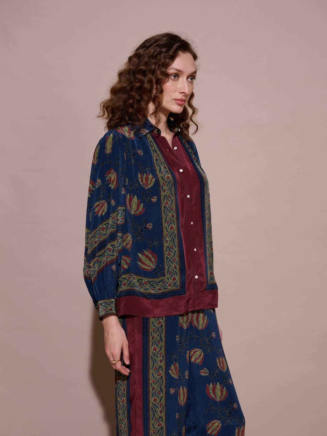 Cynthia Mulberry Blouse