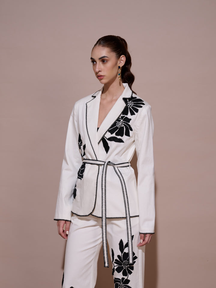 Bianca Embroidered Blazer