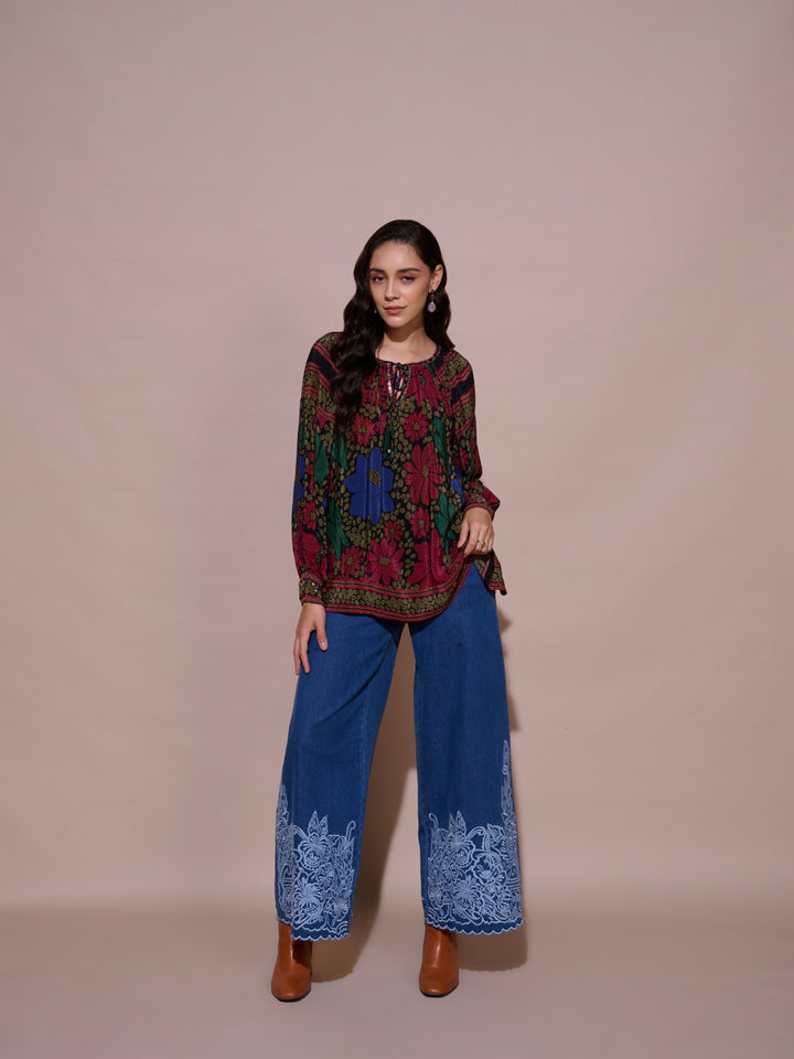Ayanka Mulberry Top
