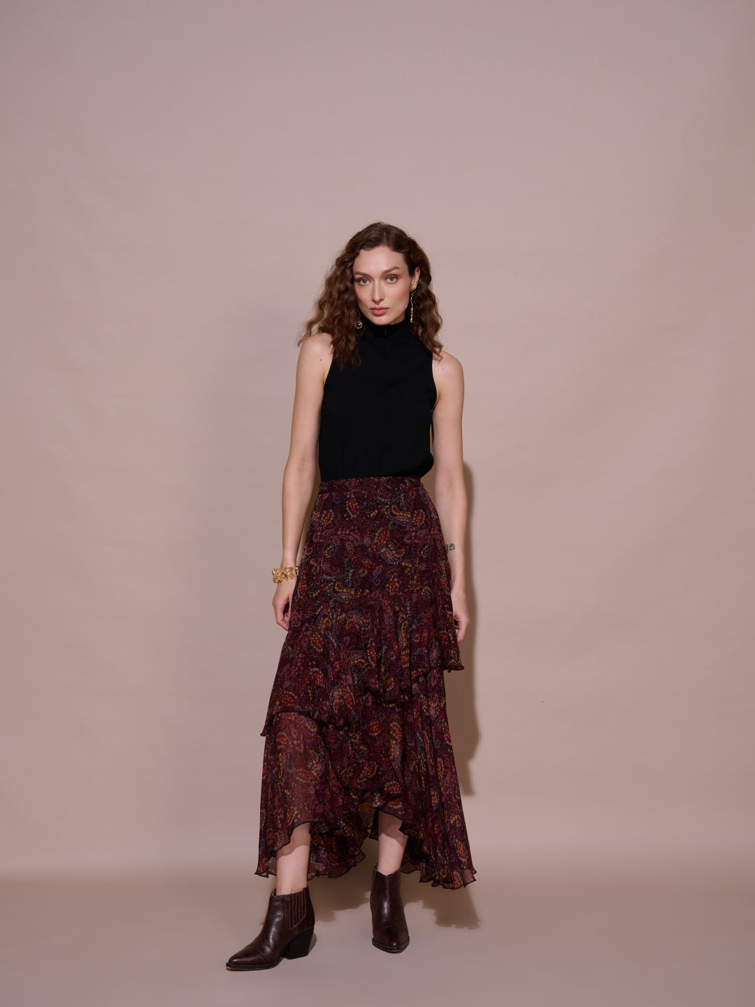 Sharon Ruffle Skirt