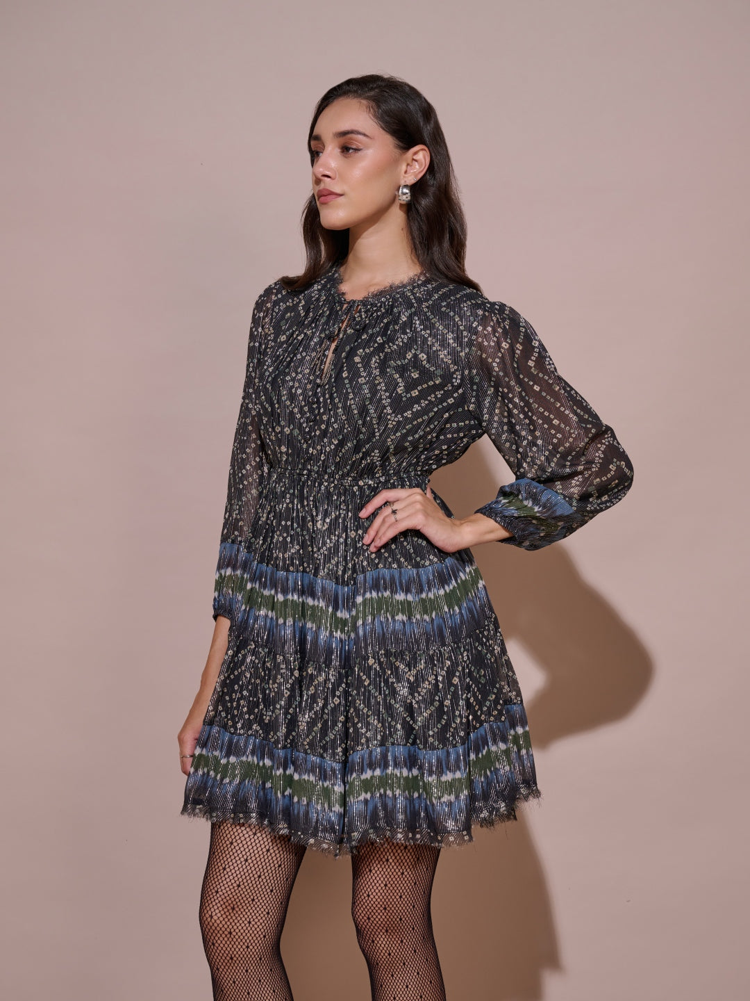 Rhea Lurex Dress