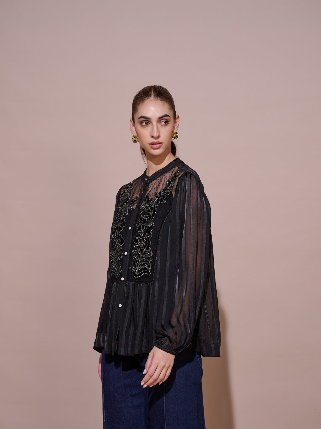 Amara Embroidered Top