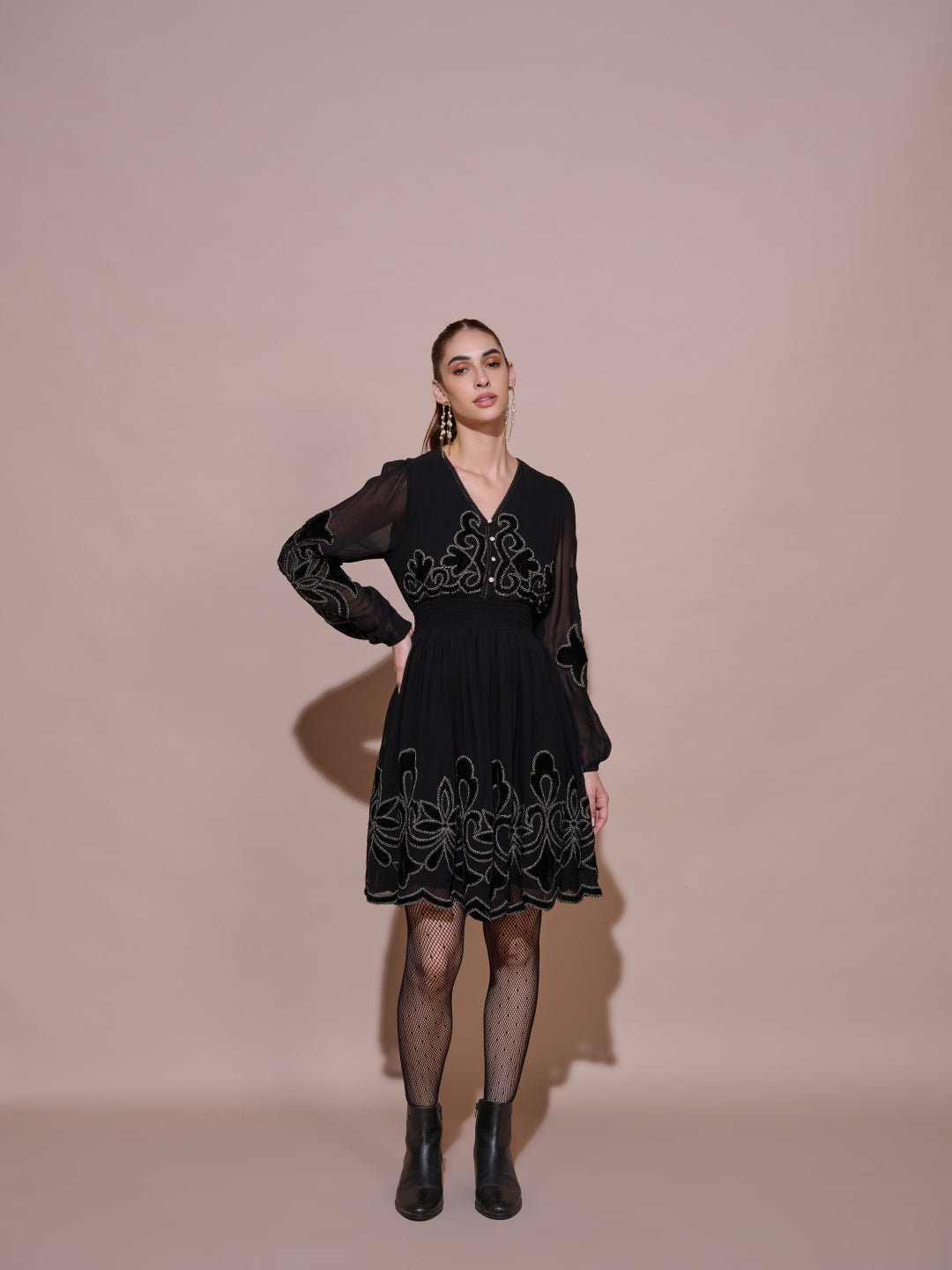 Eloise Embroidered Dress